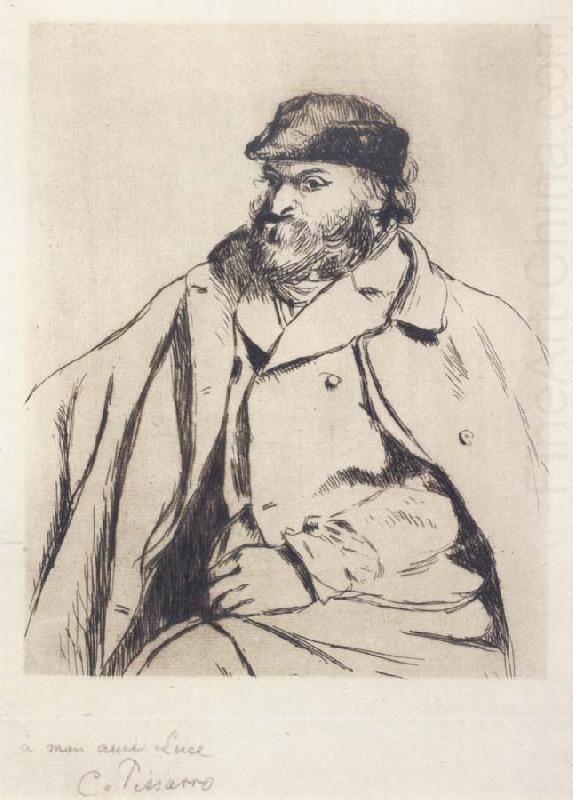 Portrait of Paul Cezanne, Camille Pissarro
